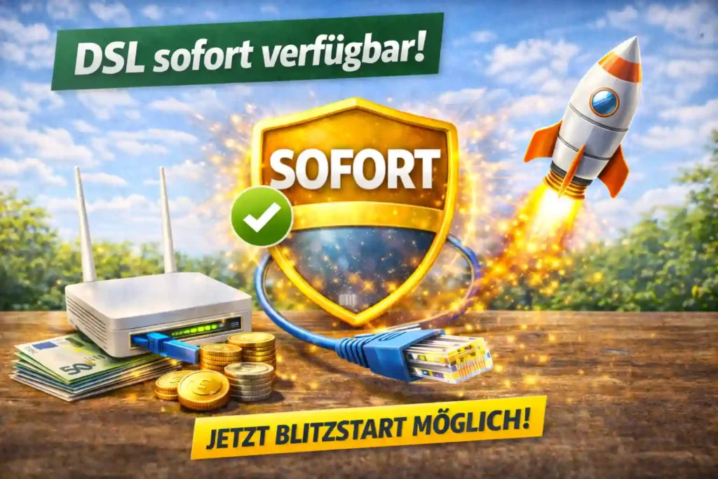 DSL sofort Verfügbar - Digitaler DSL Vergleich